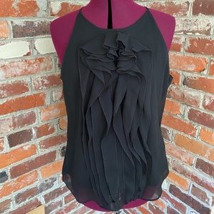 Ann Taylor Ruffle Halter Top